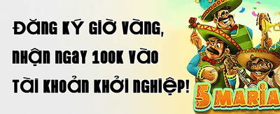 Thưởng Chào Mừng 100% Tân Thủ